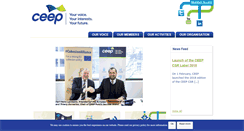 Desktop Screenshot of ceep.eu