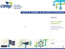 Tablet Screenshot of ceep.eu